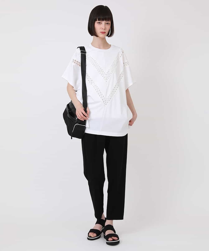 セール62%OFF】レースジョイントオーバーシルエットチュニック
