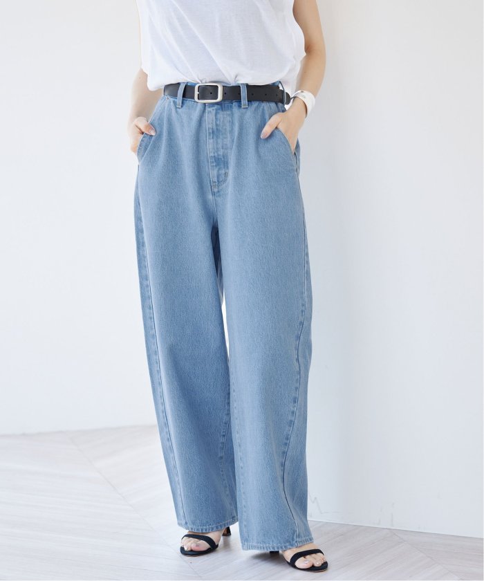 LE DENIM ルーズヘムジーンズ（デニムパンツ・ジーンズ）｜SLOBE