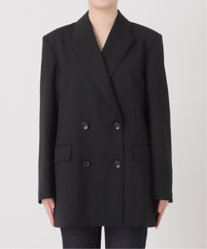 セール 30%OFF】LANAミストウール ダブルジャケット(506374357