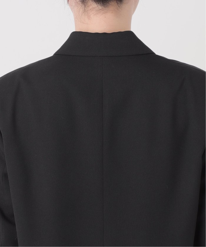 2024AW✨L'ESSAGE　LANAミストウール ダブルジャケット　グレー セール 30%OFF】LANAミストウール ダブルジャケット(506374357