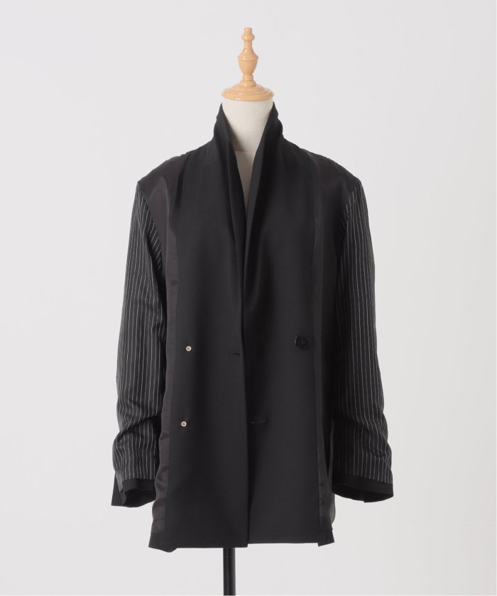 セール 30%OFF】LANAミストウール ダブルジャケット(506374357