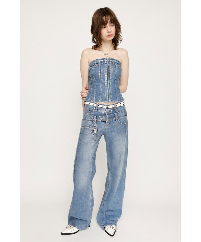 METALIC FRONT ZIP コルセット(506376884) | スライ(SLY) - d