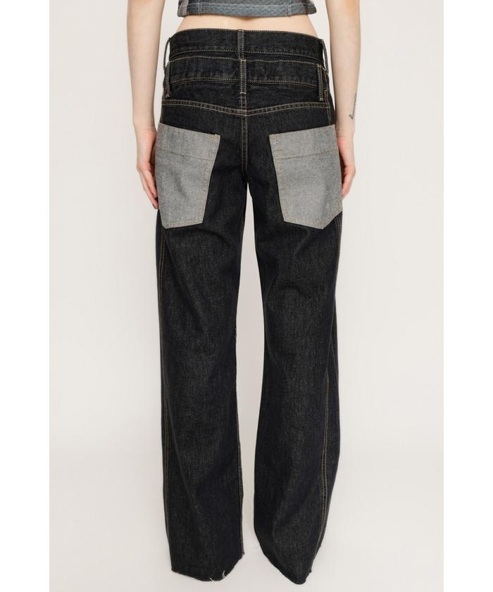 SLY | DOUBLE BELT WIDE FLARE PT-C (フレア ) |SHEL'TTER WEBSTORE