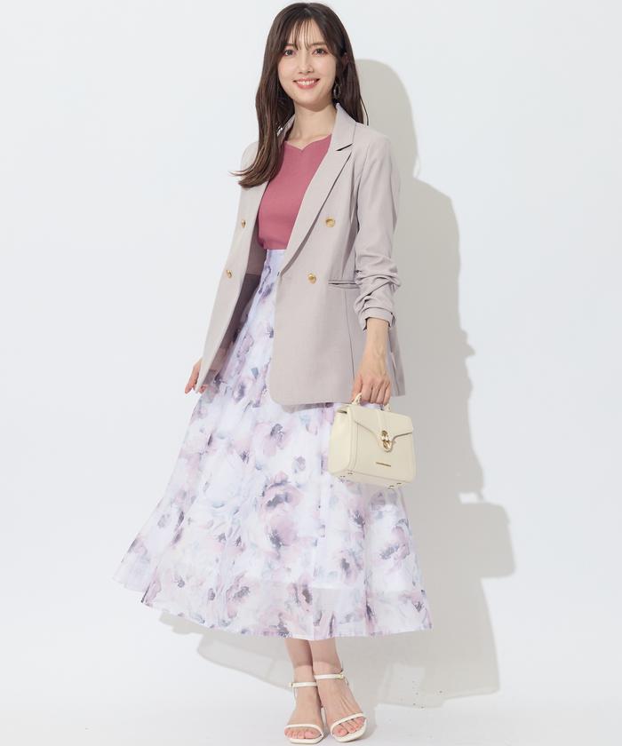 セール 50%OFF】2WAY袖クシュダブルボタンジャケット(506376989 セール 50%OFF】2WAY袖クシュダブルボタンジャケット(506376989