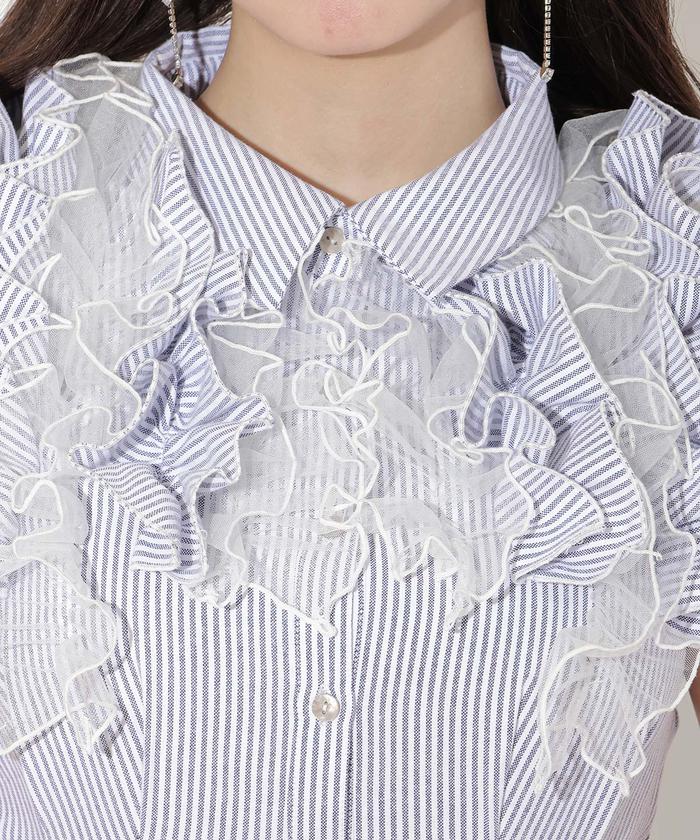 フリルストライプワンピース(506376999) | ウィルセレクション