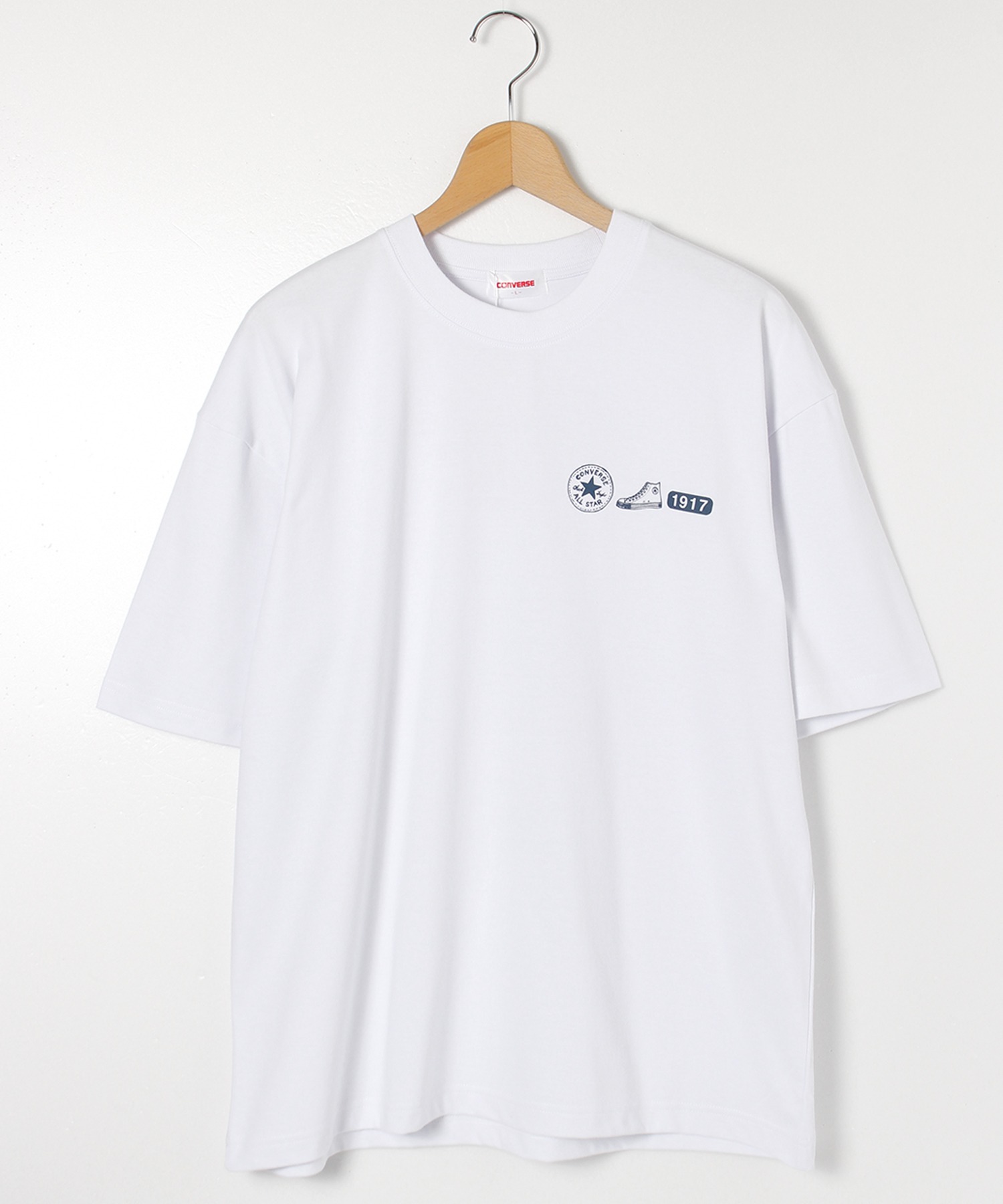 ロゴコンパクトTシャツ コンバース CONVERSE 【CONVERSE/コンバース】アイコンロゴ