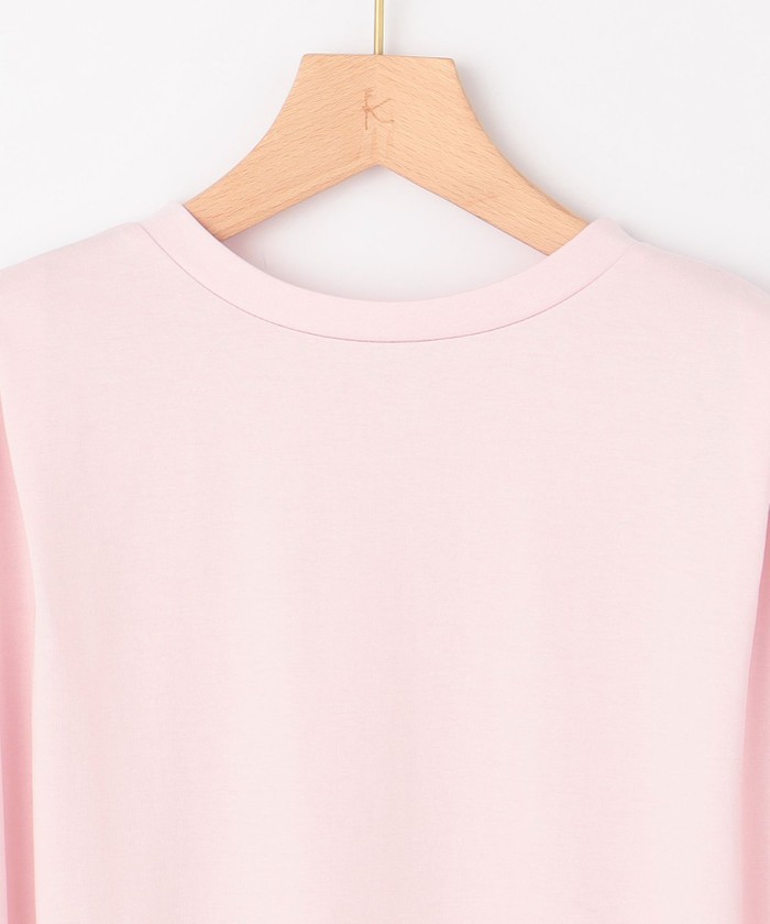 tシャツ 「UVケア・接触冷感」GIZAプレーティング天竺フレンチスリーブ Tシャツ レディース UVケア・接触冷感】GIZAプレーティング天竺フレンチスリーブ T