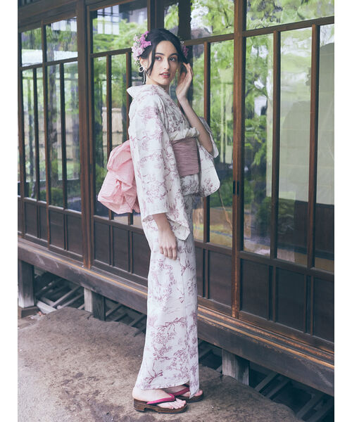 【9日まで】ミュゲリボンmaison de fleur　新品未使用　浴衣のみ メゾン ド フルール Maison de FLEUR ミュゲリボン浴衣