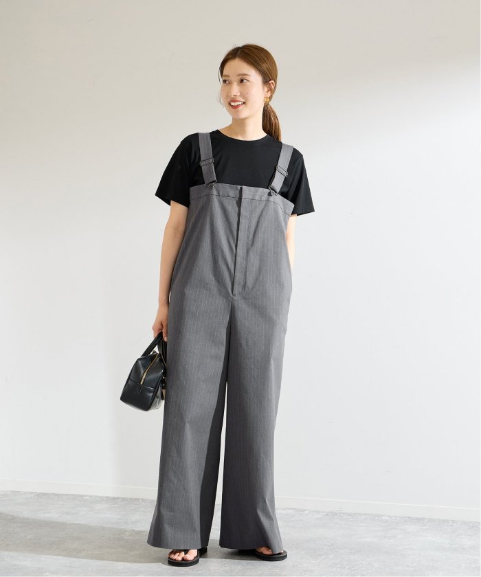 都内で セール 30%OFF】ピンストライプサロペット(506393757 サロペット・オーバーオール・オールインワン