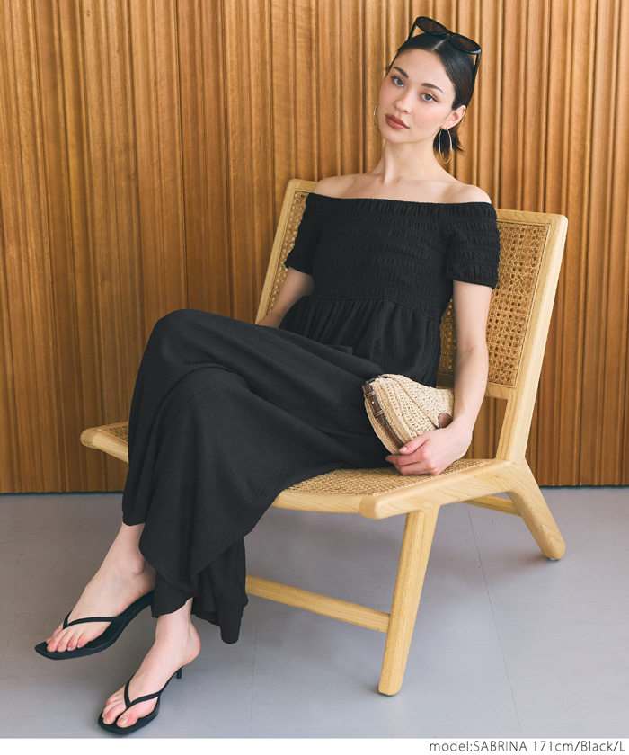 JOSE MOON オールインワン OFF SHOULDER ALL IN ONE/オフ