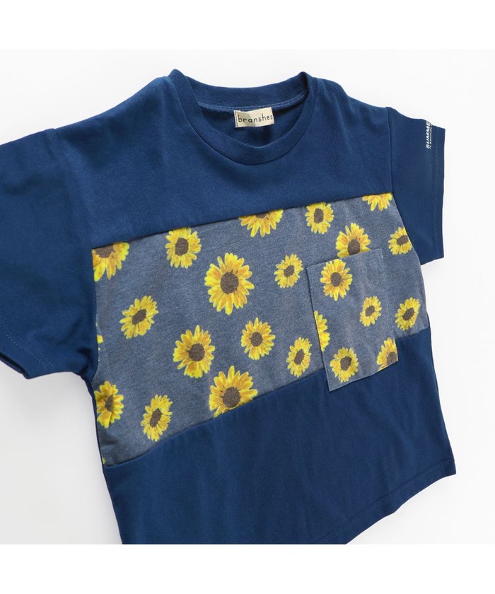 Amazon.co.jp: Tシャツ ひまわり柄 半袖 夏服 トップス メンズ