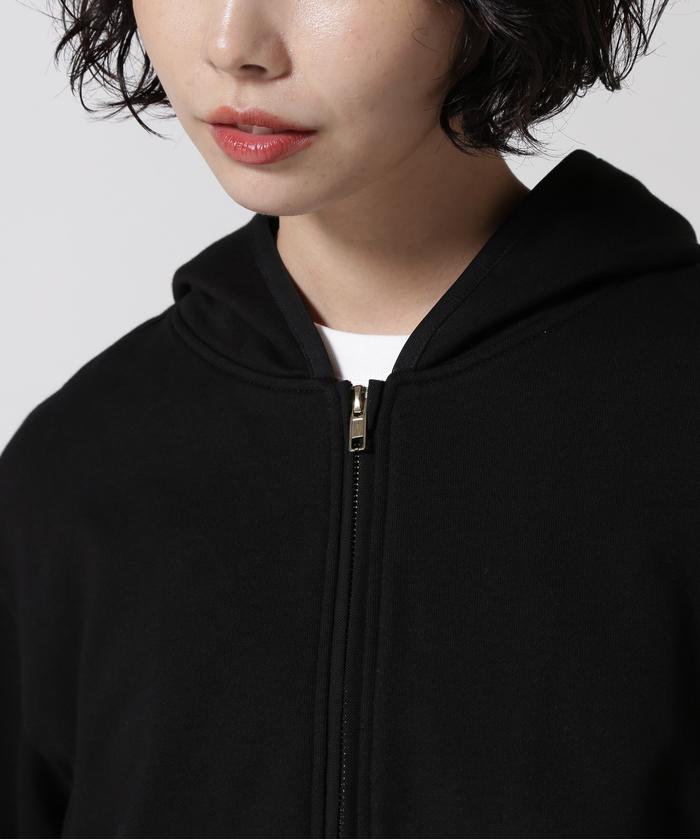 新品 未使用 リズレー RISLEY 半袖 メッシュ フリル パーカー ホワイト セール】Risley/リズレー/別注半袖バックメッシュパーカー