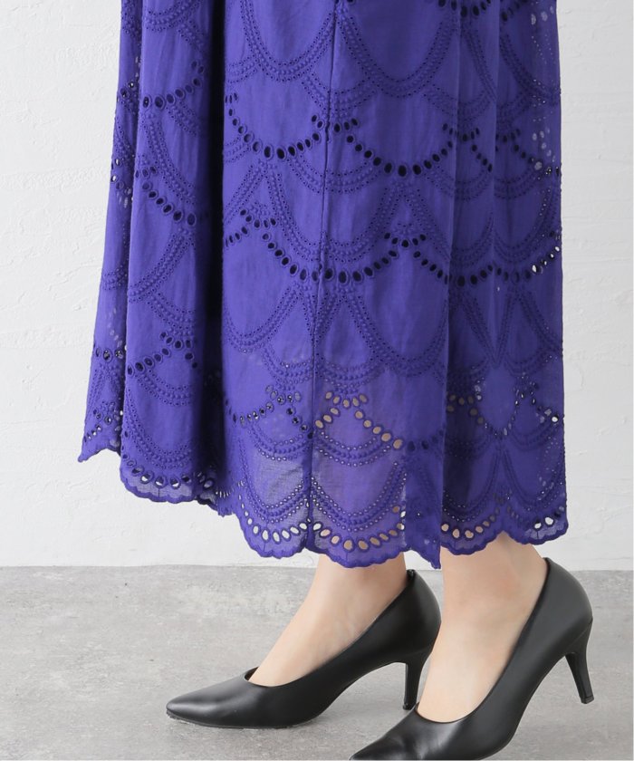 ne Quittez pas/ヌキテパ 】Cotton Voile Dot Hemla No Sleeve