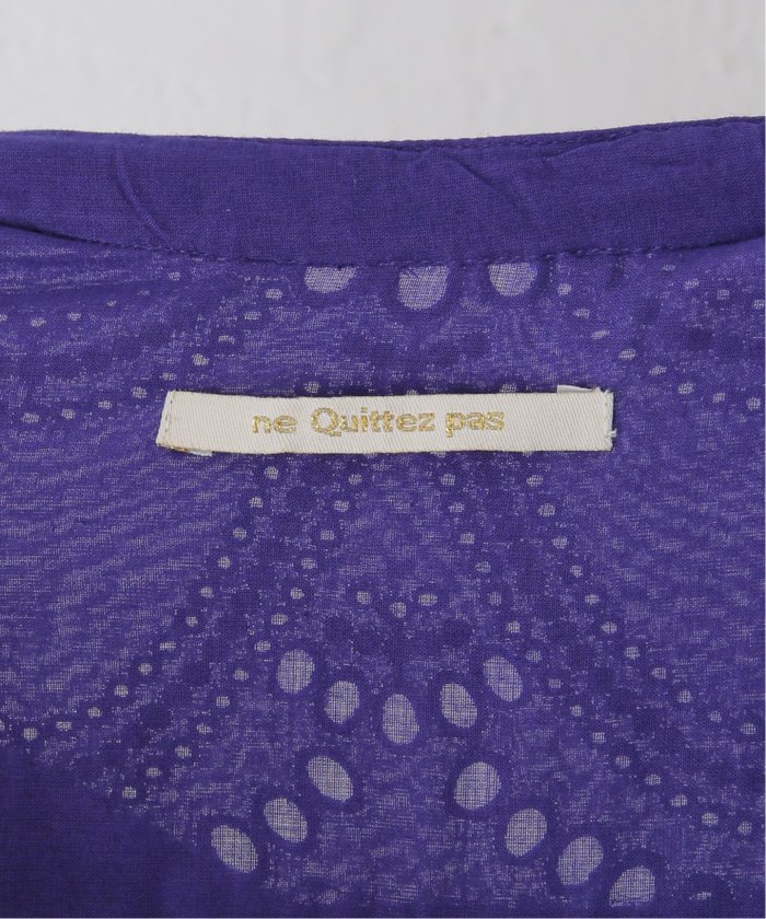 専用です！！ヌキテパ Cotton Voile Dot Hemla Blouse Cotton Voile Dot Hemla Blouse | Pasand by ne Quittez pas