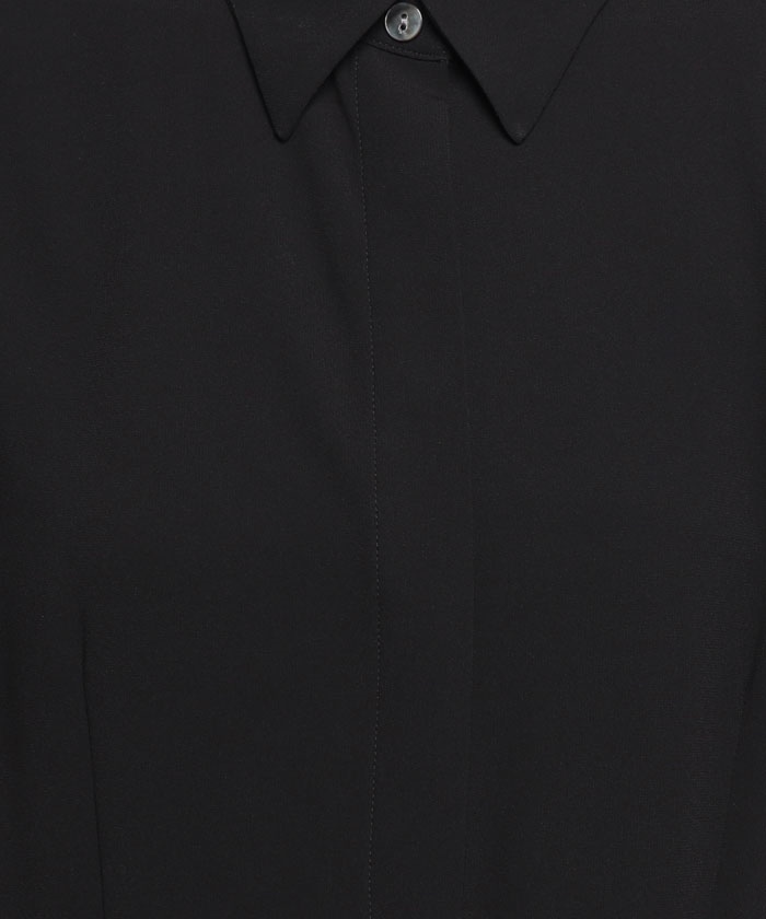 ほぼ新品］Theory Powder crepe シャツワンピース サイズ6