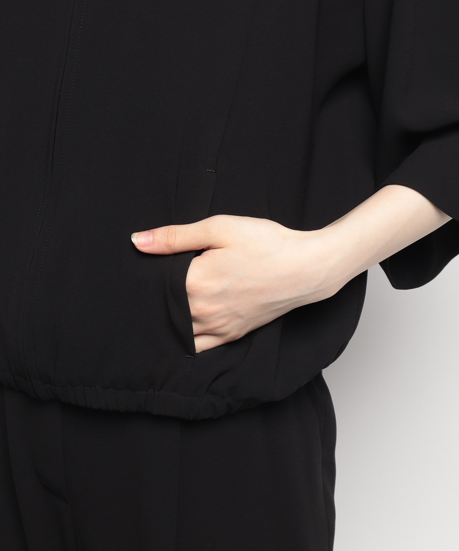 未使用　セオリー リュクス　Flow Primie ブラック　黒　40 theory luxe セオリーリュクス ウォッシャブル マキシワンピース