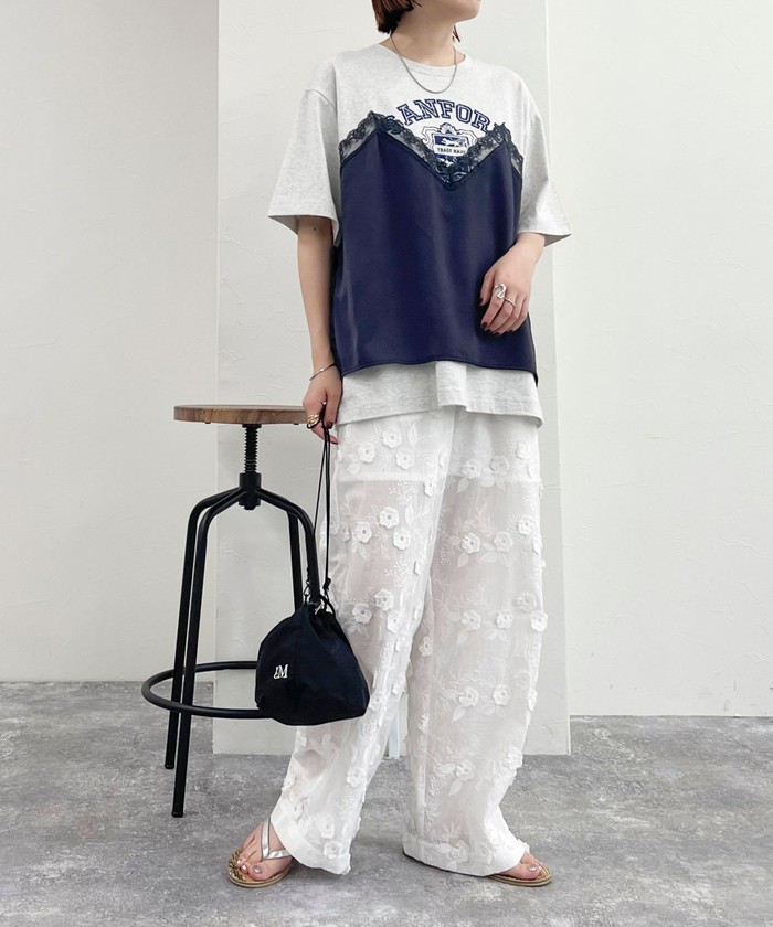 tシャツ EMILY IN PARIS × FUDGE / STRIPE L/S TEE レディース SENSE OF PLACE by URBAN RESEARCH（センスオブプレイスバイ
