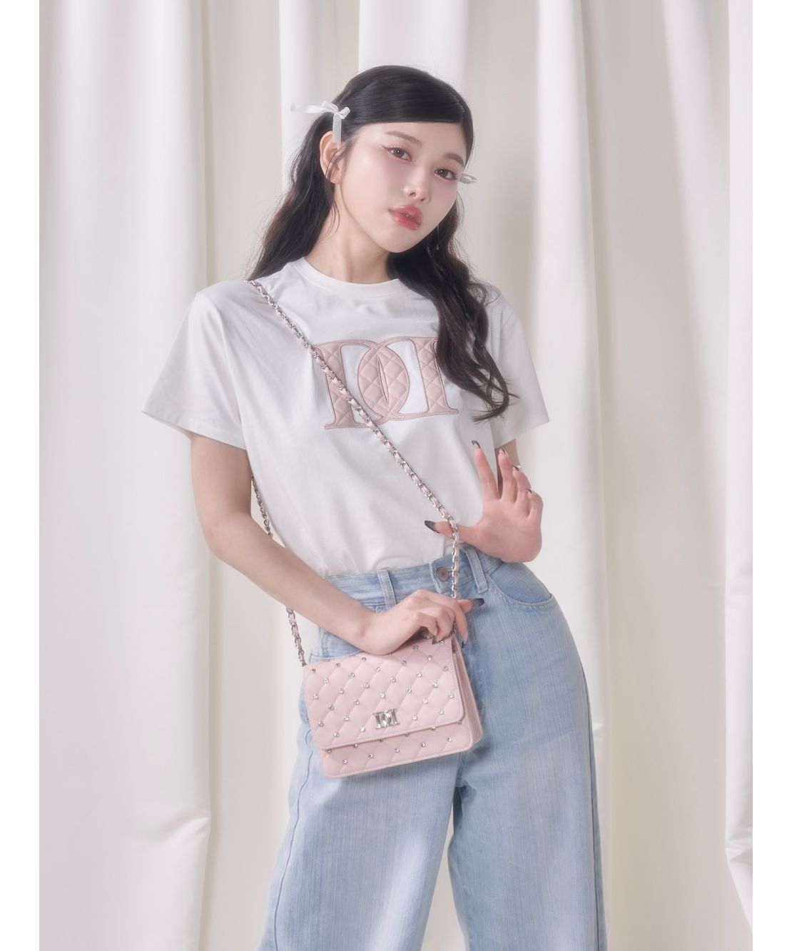 ダーリッチ Darich キルティングアップリケTシャツ(506398747