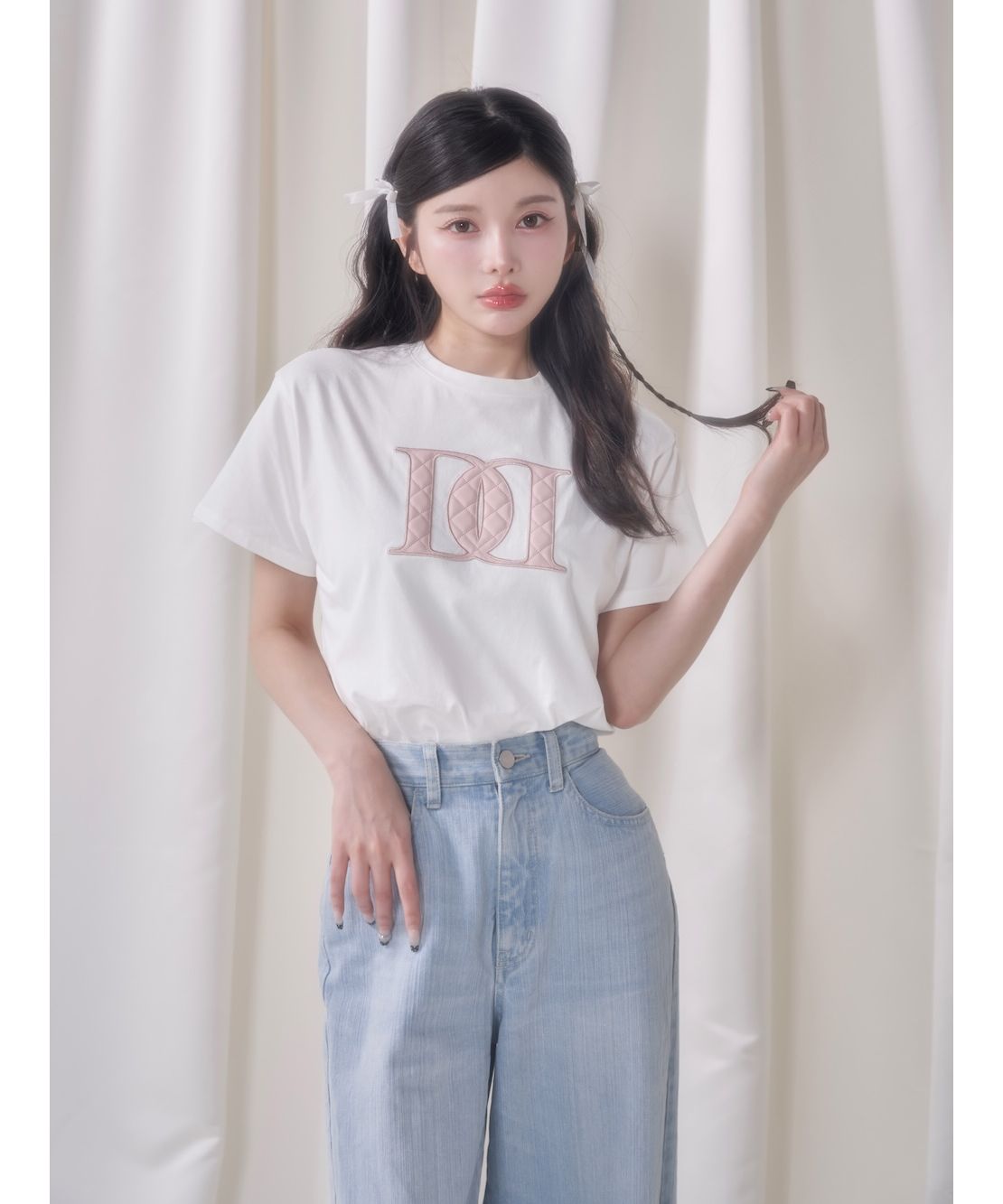 ダーリッチ Darich キルティングアップリケTシャツ(506398747