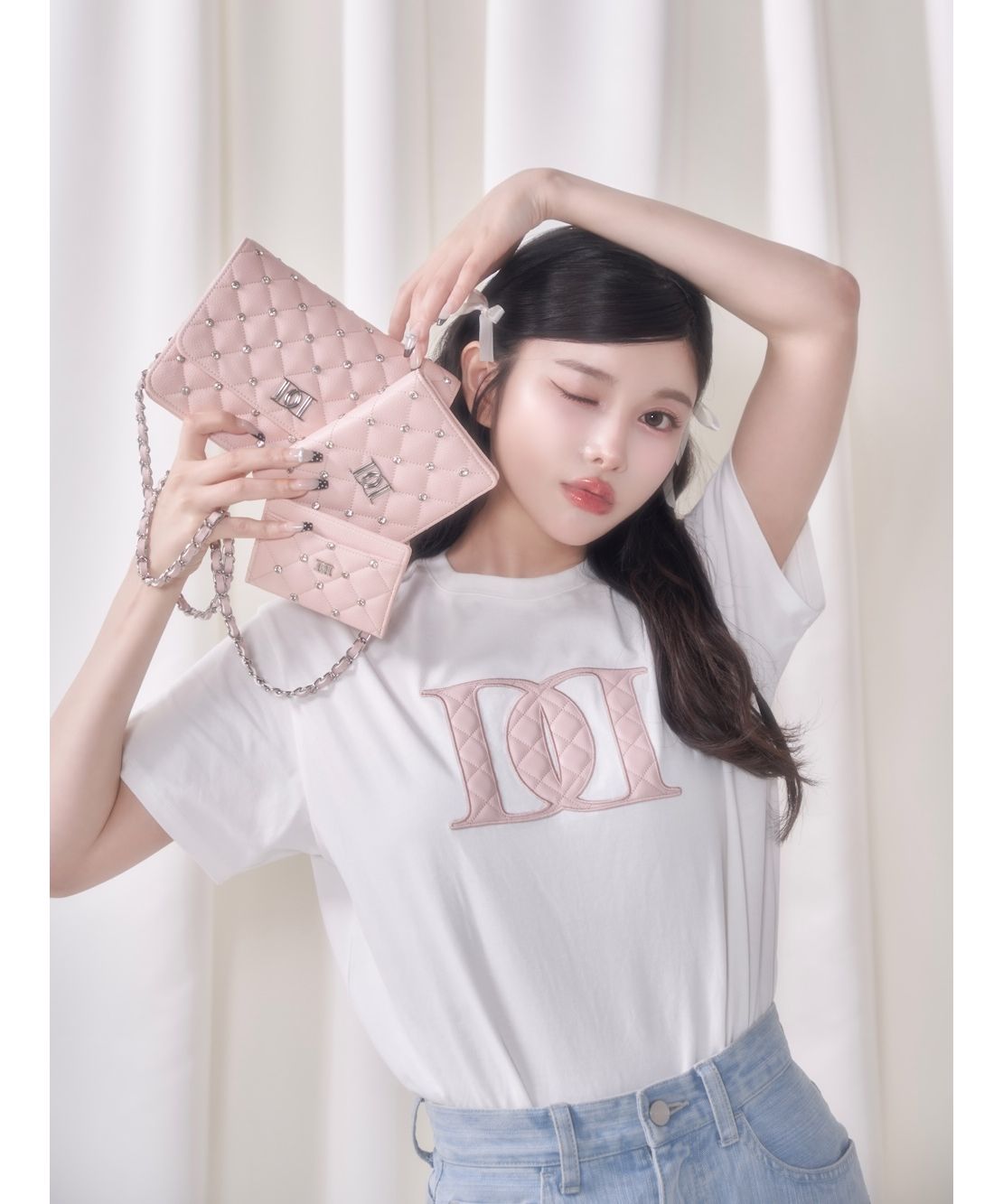 ダーリッチ Darich キルティングアップリケTシャツ(506398747