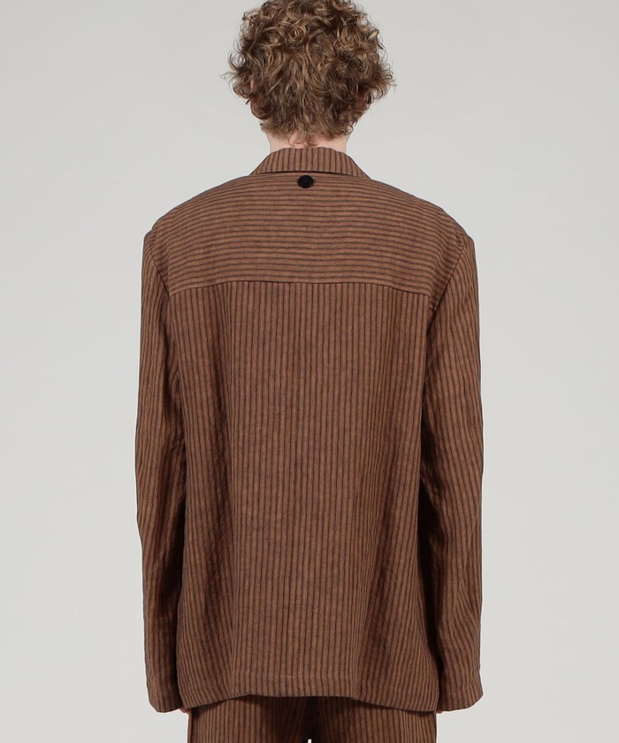 セール】Omar Afridi BOX JACKET リネン ボックスジャケット