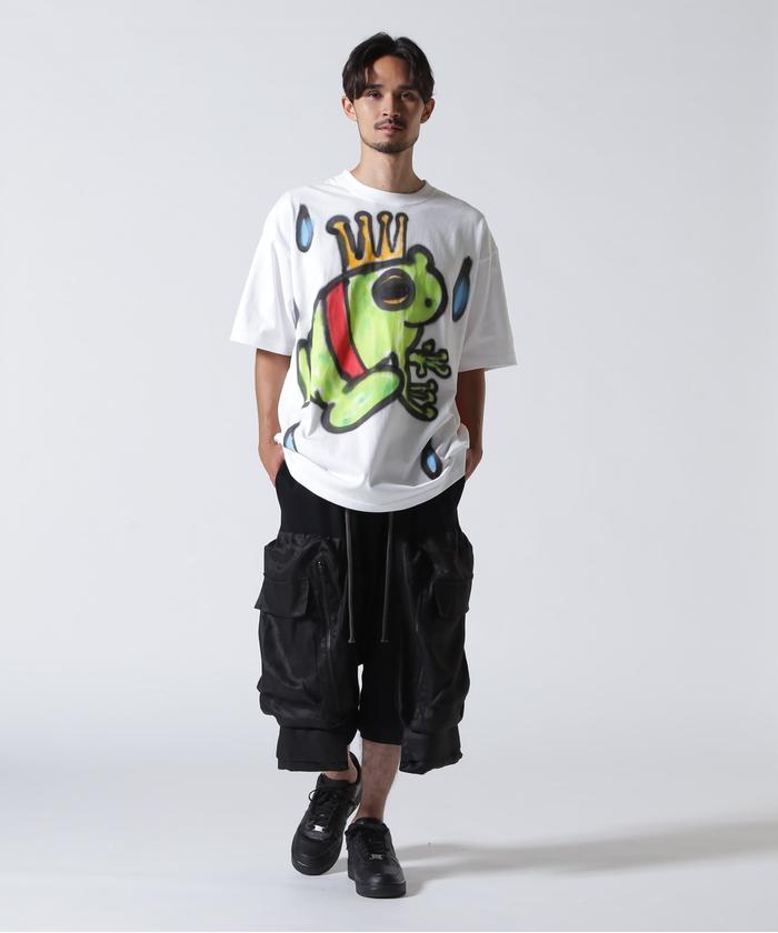 【シュンヤさま専用】guernika ゲルニカ スターバックス風ペイントスウェ guernika／ゲルニカ／SHINICHIRO INUI×ODDTAXI PRINT SWAET2