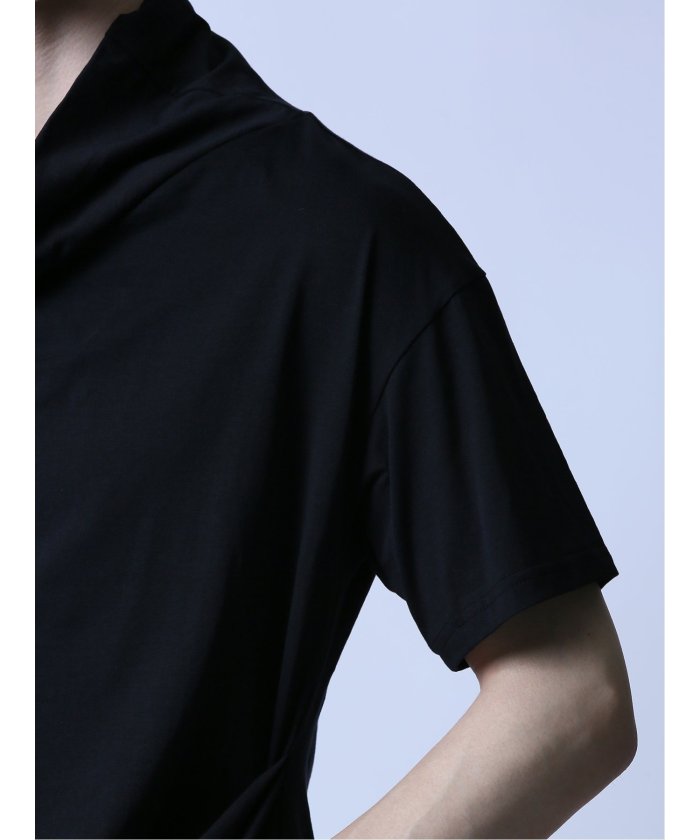 レイヤードアシメネックTシャツ 1枚で着映え】レイヤードアシメネックTシャツ | ファッション