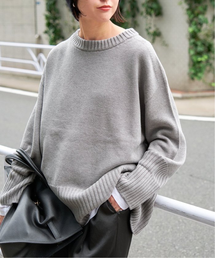 ≪WEB+一部店舗限定追加≫バルキーヤーン ロングリブ プル