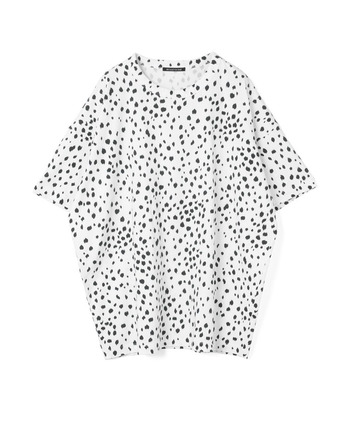 新品　mizuiro ind ミズイロインド　プリントTシャツ セール 30%OFF】mizuiro ind アニマルプリントワイドT(506406345