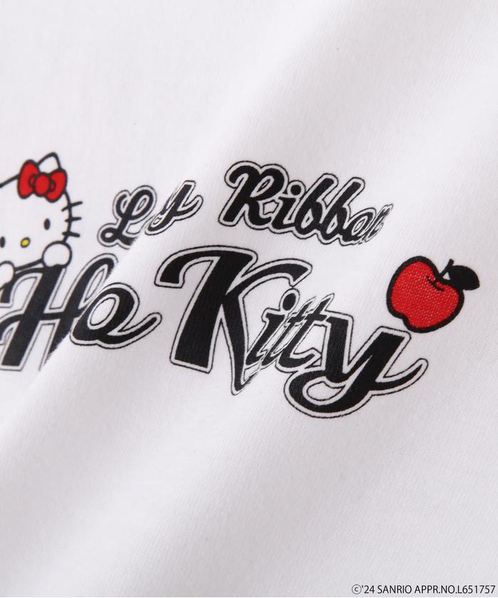 ハローキティコラボ＞プリントショート丈Tシャツ(506410373