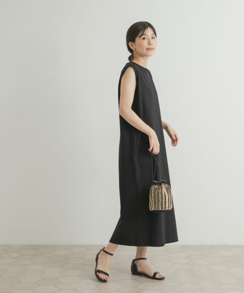 セール 50%OFF】USAコットンノースリーブカットワンピース セール 50%OFF】USAコットンノースリーブカットワンピース