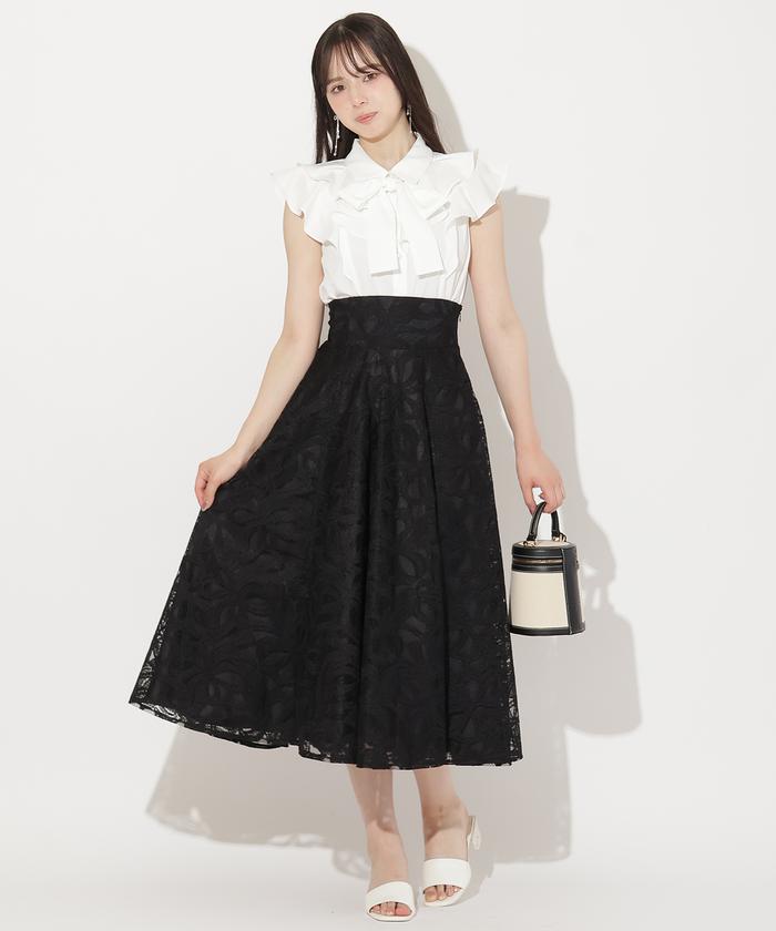 ウィルセレクション★リボンフロッキースカート 新品タグ付き 20210902123820886_1000.jpg