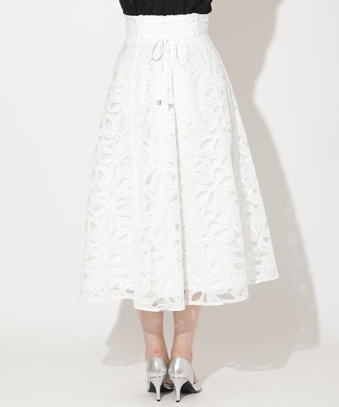 セール 40%OFF】リボンレーススカート(506417339) | ウィル