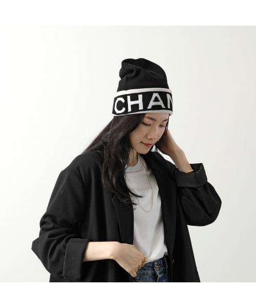 CHANEL ニット帽 AAA204 B17041 カシミヤ ココマーク(506420671) | シャネル(CHANEL) - d fashion