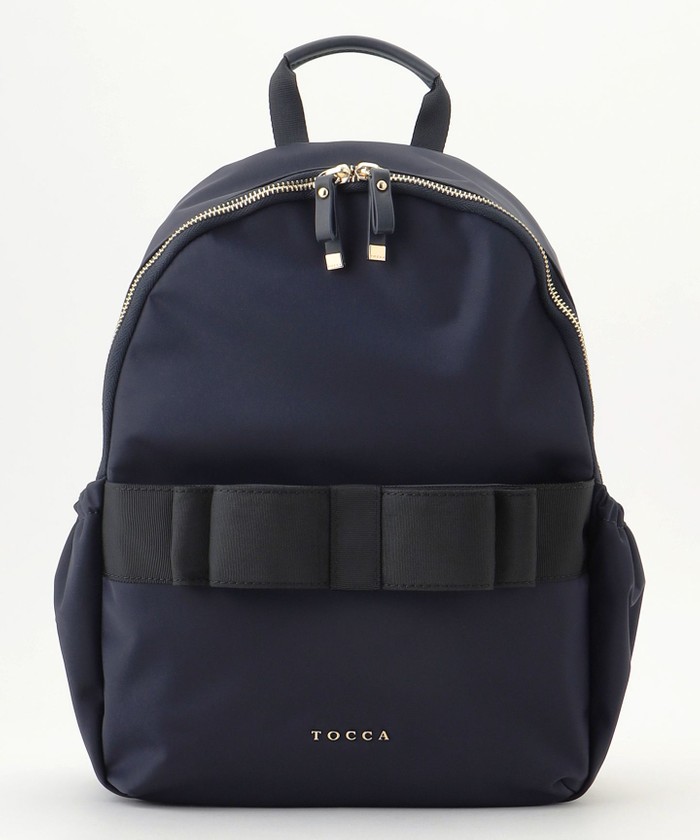 A4サイズ対応・撥水・PCポケット付き】SIDE RIBBON BACKPACK