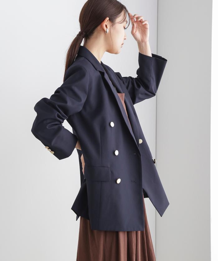 ダブルブレストジャケット 24AW(506079942) | ナノ・ユニバース ダブルブレストジャケット 24AW(506079942) | ナノ・ユニバース