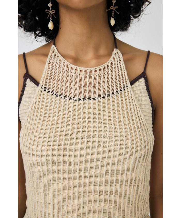 s　moussy MESH KNIT キャミソール MOUSSY | MESH KNIT キャミソール (キャミソール ) |SHEL'TTER