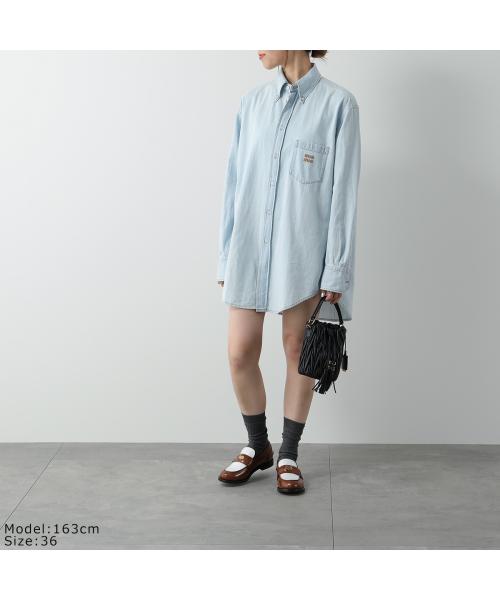 セール】MIUMIU シャンブレーデニムシャツ GWC109 14HY セール】MIUMIU シャンブレーデニムシャツ GWC109 14HY