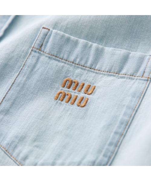 セール】MIUMIU シャンブレーデニムシャツ GWC109 14HY セール】MIUMIU シャンブレーデニムシャツ GWC109 14HY