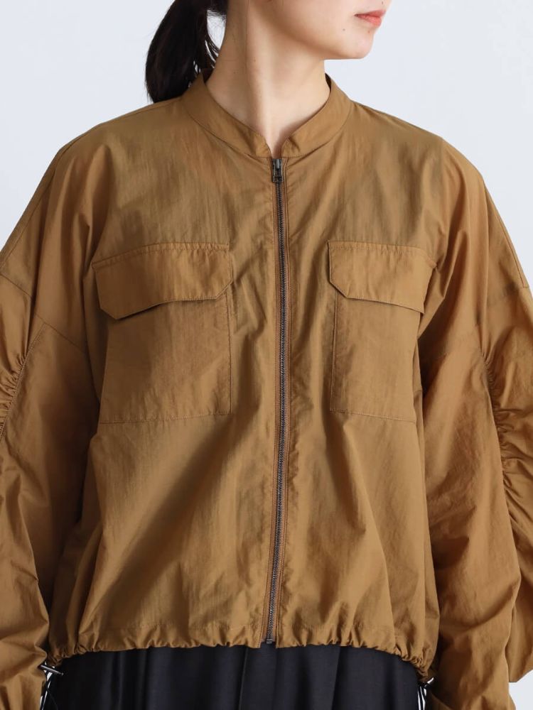 【新品】YAMADAYA ヤマダヤ CLOVE ギャザースリーブブルゾン セール 49%OFF】クローブ CLOVE ギャザースリーブブルゾン