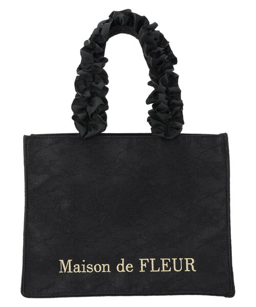 メゾン ド フルール Maison de FLEUR sakura刺繍Sトートバッグ