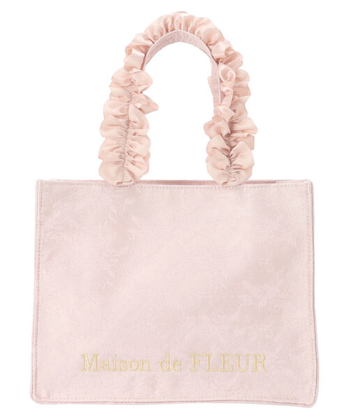 Maison de FLEUR｜ツイードスクエアトートSバッグ | Rakuten