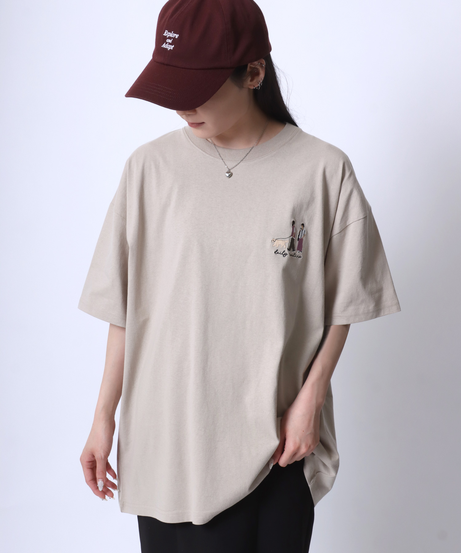 CLOVERU 別注オーバーサイズTシャツ　XL クーポン】シトリー SITRY 【SITRY】別注 オーバーサイズ