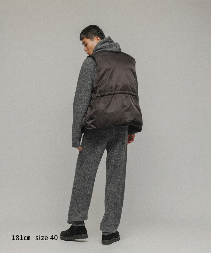 セール 50%OFF】［PANTS］BOUCLE KNIT LOOSE PANTS UNISEX