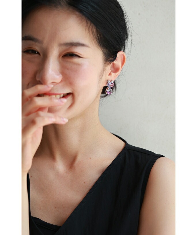 耳元きらり♡大人可愛い輝きの【CHANEL】パピヨンピアス kaori shimomura accessories | Inge Lex Parisのパピヨンピアス