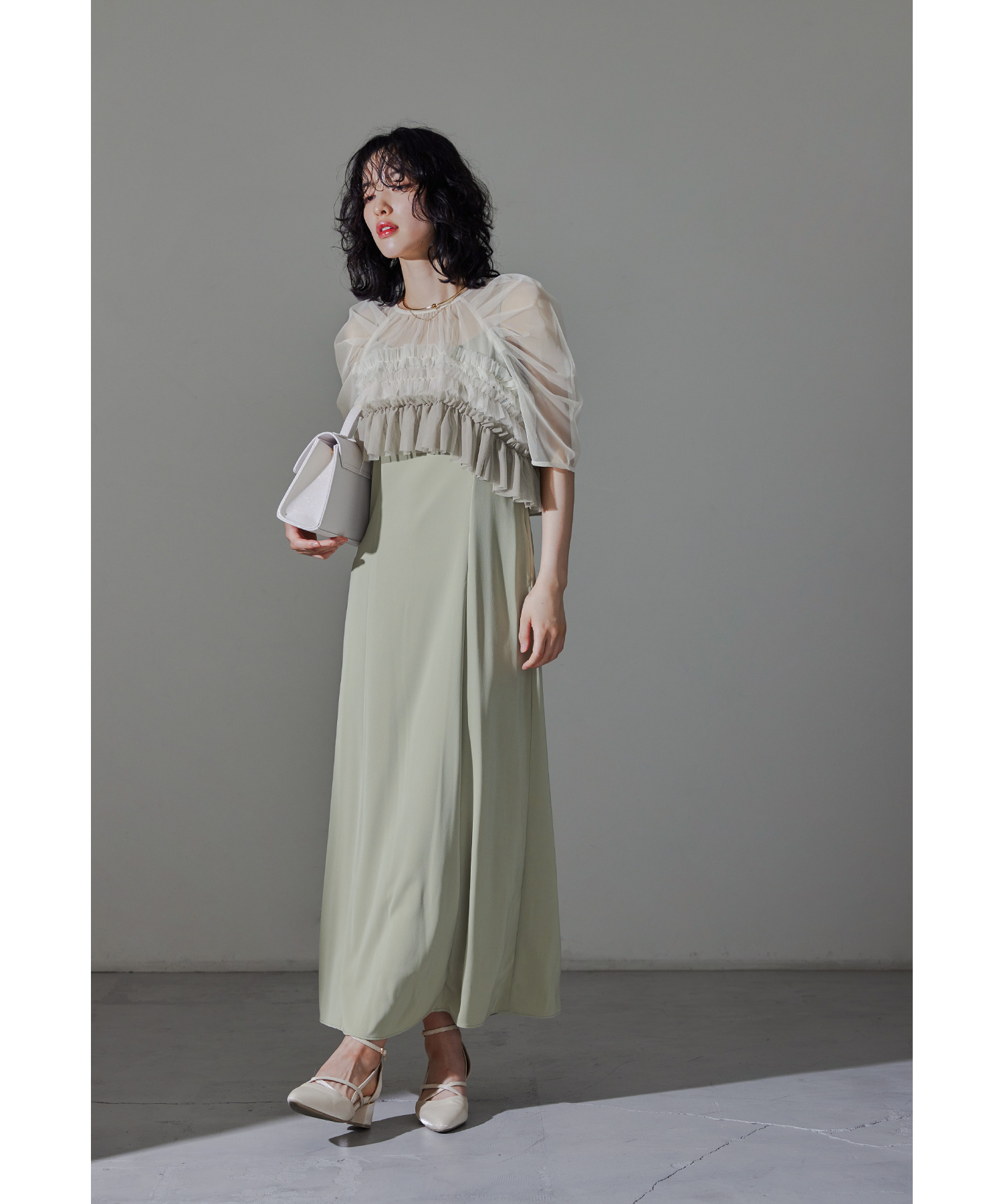美品】フリル3way お呼ばれドレス【niana】公式限定品 レディース