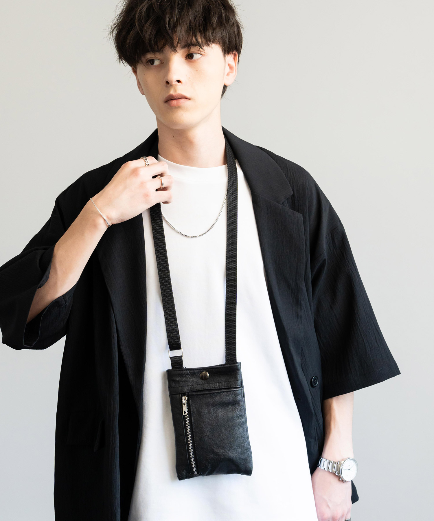 ロッキーモンロー Rocky Monroe ショルダーバッグ 縦型 ミニ