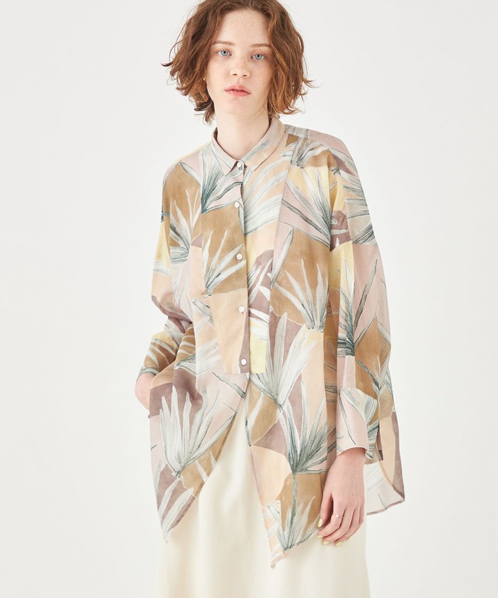 【Ballsey】ノラジュロプリント Vテールシャツ セール 40%OFF】ノラジュロプリント Vテールシャツ(506447658