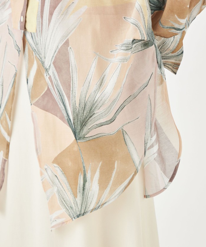 【Ballsey】ノラジュロプリント Vテールシャツ セール 40%OFF】ノラジュロプリント Vテールシャツ(506447658