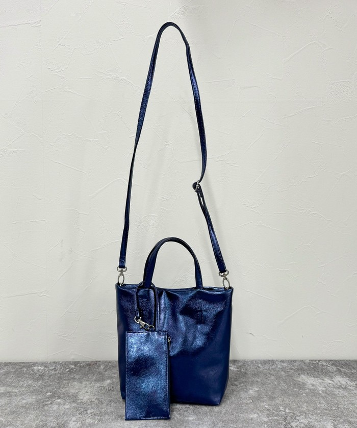 FREDY&GLOSTER トートバッグ(ネイビー) FREDY&GLOSTER トートバッグ(ネイビー)